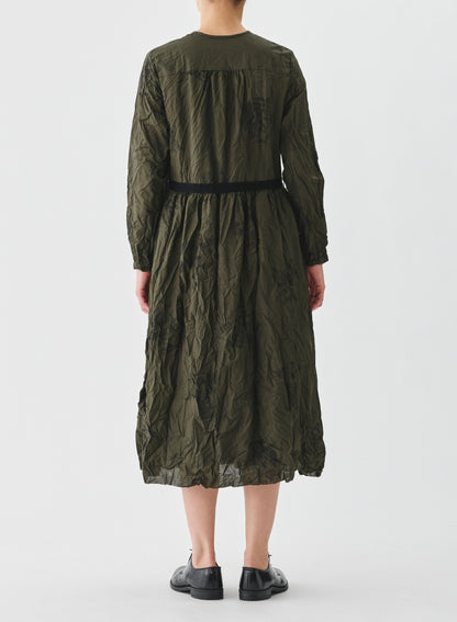 Pas de Calais Friends of the Forest Print Dress Khaki-Pas De Calais-Thistle Hill