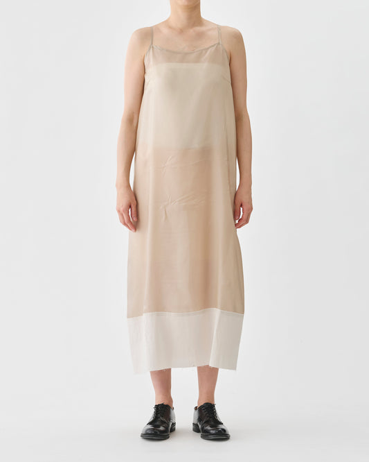 Pas de Calais Cupro Slip Under Dress Beige-Pas De Calais-Thistle Hill