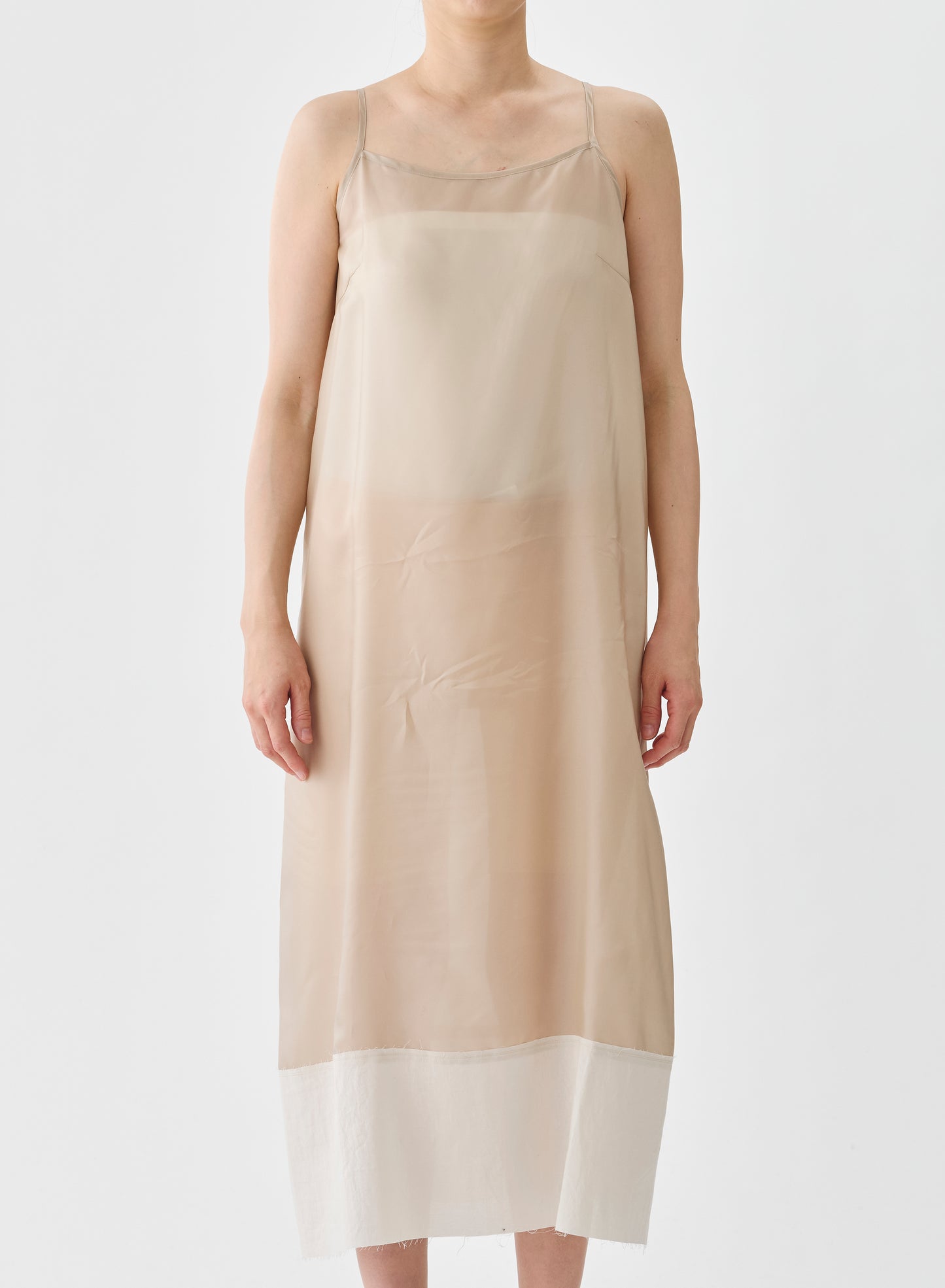 Pas de Calais Cupro Slip Under Dress Beige-Pas De Calais-Thistle Hill