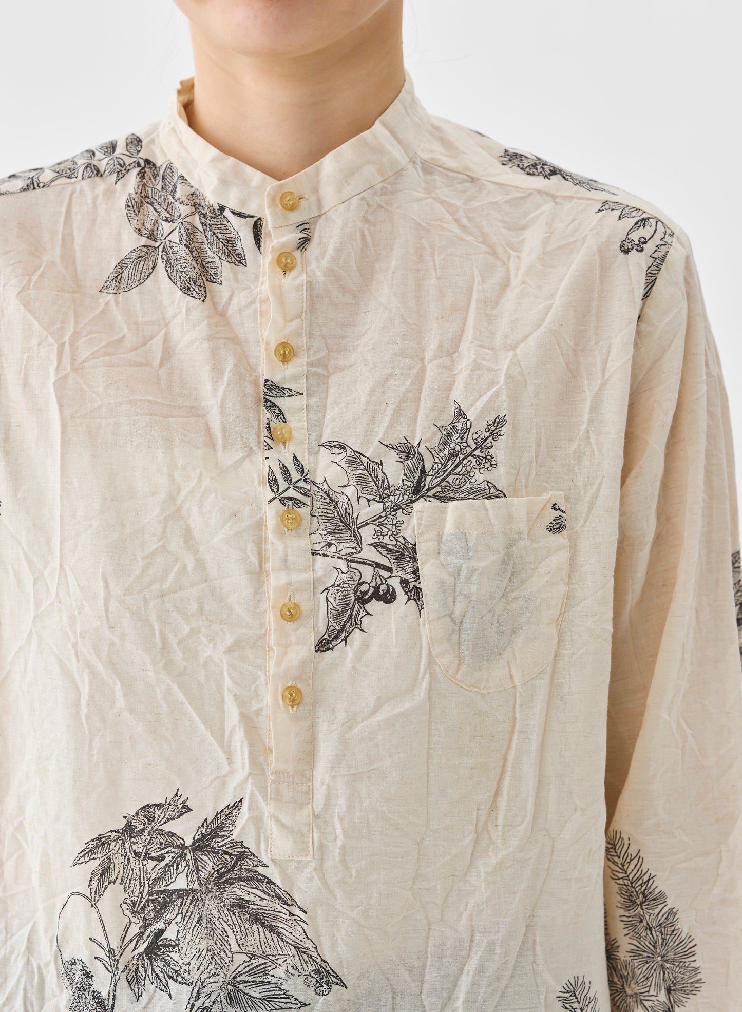 Pas de Calais Freinds of the Forest Print Blouse Natural-Pas De Calais-Thistle Hill