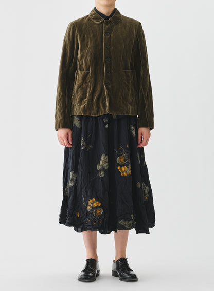 Pas de Calais Secret Forest Print Skirt Black-Pas De Calais-Thistle Hill