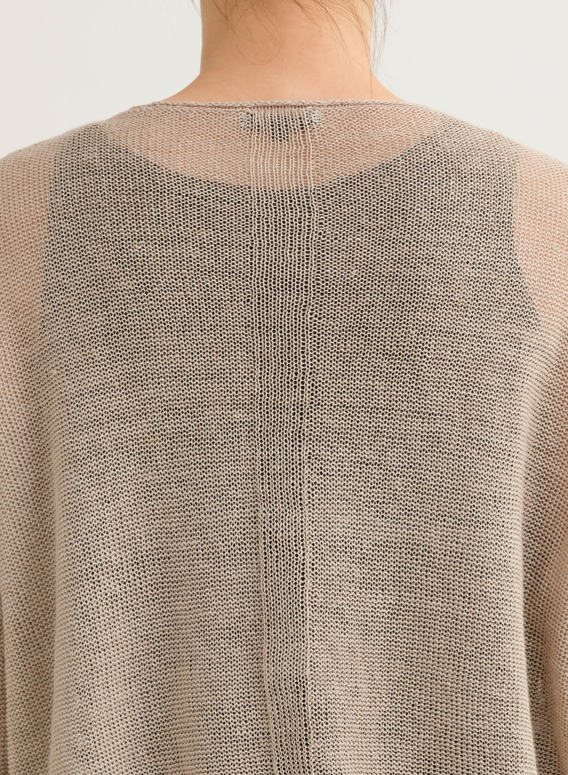 Pas De Calais Normandy Vintage Linen Pullover Natural-Pas De Calais-Thistle Hill