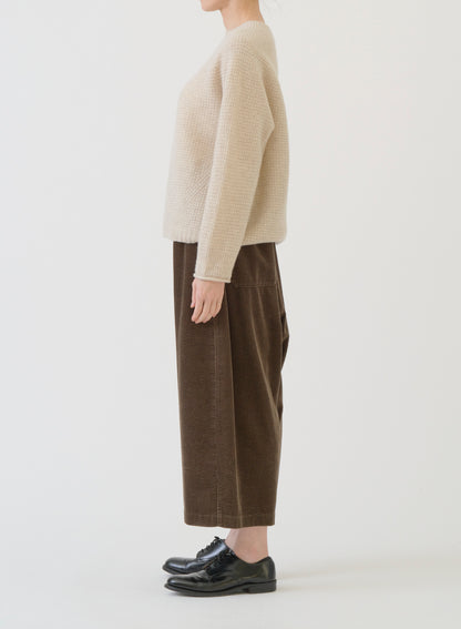 Pas de Calais Cashmere Blend Lambs Wool Pullover Ivory-Pas De Calais-Thistle Hill