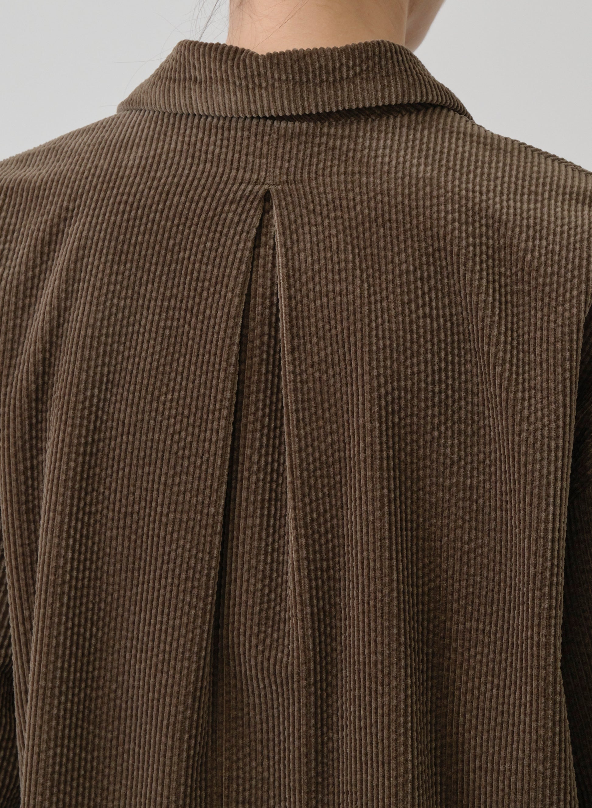Pas de Calais Corduroy Tailored Jacket Khaki-Pas De Calais-Thistle Hill
