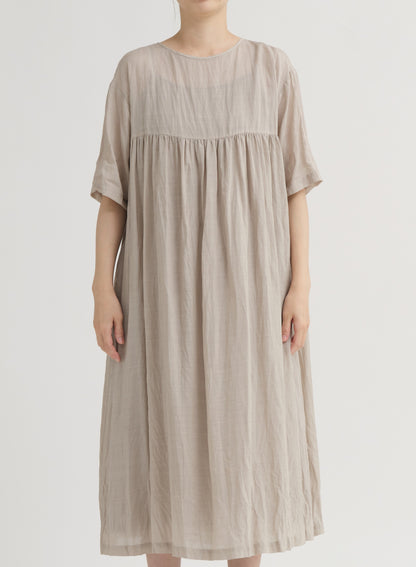 Pas De Calais Tencel Ramie Botanical Dye Dress Sand-Pas De Calais-Thistle Hill