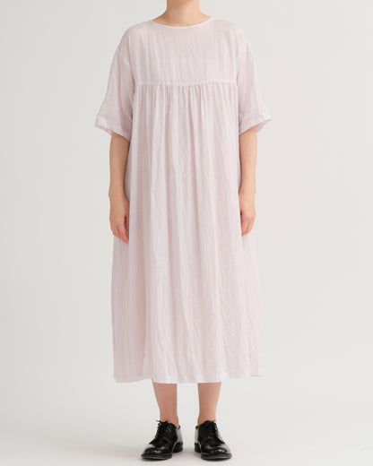 Pas De Calais Tencel Ramie Botanical Dye Dress Pink-Pas De Calais-Thistle Hill