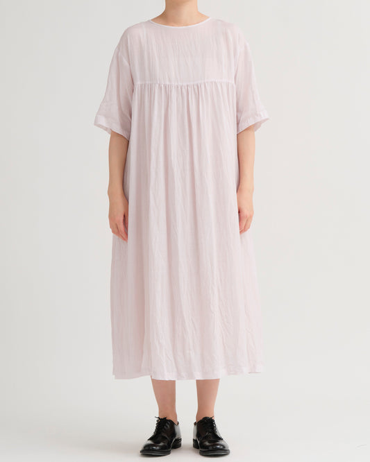 Pas De Calais Tencel Ramie Botanical Dye Dress Pink-Pas De Calais-Thistle Hill