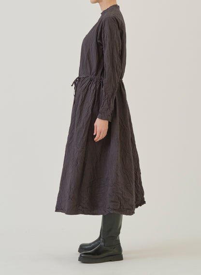 Pas de Calais Cotton Typewriter Dress Charcoal-Pas De Calais-Thistle Hill