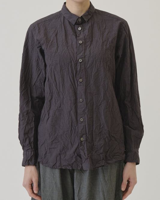 Pas de Calais Cotton Typewriter Blouse Charcoal-Pas De Calais-Thistle Hill