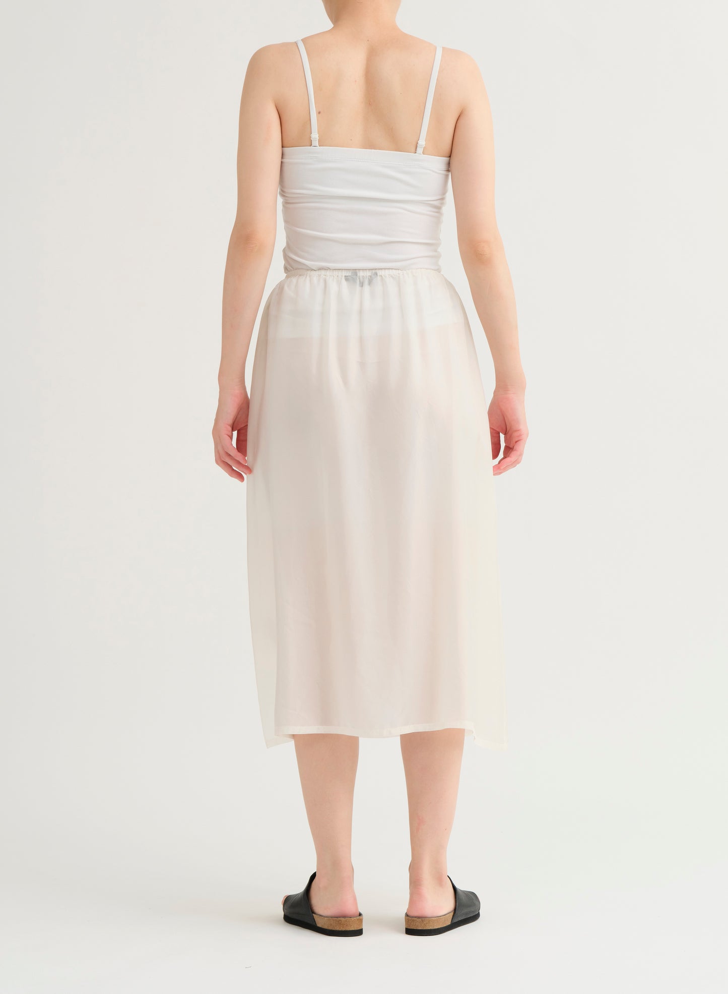 Pas De Calais Bemberg Taffeta Slip Under Skirt Ivory-Pas De Calais-Thistle Hill