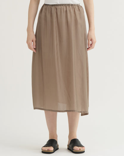 Pas De Calais Bemberg Taffeta Slip Under Skirt Khaki-Pas De Calais-Thistle Hill