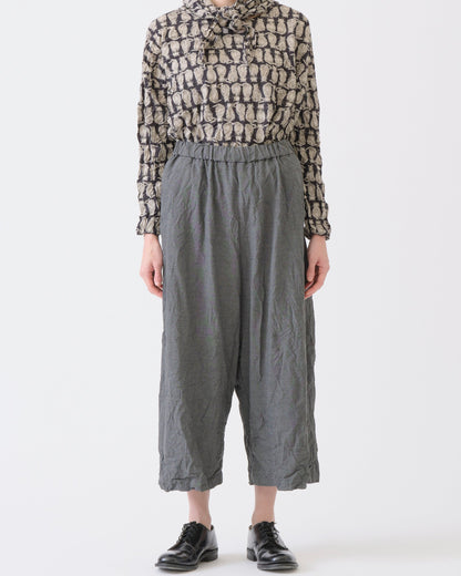 Pas de Calais Stretch Sarouel Pants Grey-Pas De Calais-Thistle Hill