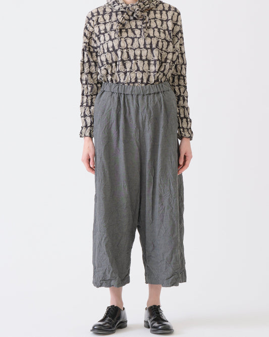 Pas de Calais Stretch Sarouel Pants Grey-Pas De Calais-Thistle Hill