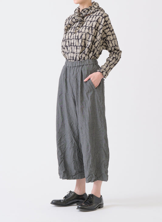 Pas de Calais Stretch Sarouel Pants Grey-Pas De Calais-Thistle Hill