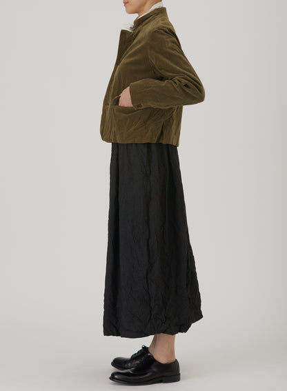 Pas De Calais Brushed Cotton Tailored Jacket Khaki-Pas De Calais-Thistle Hill