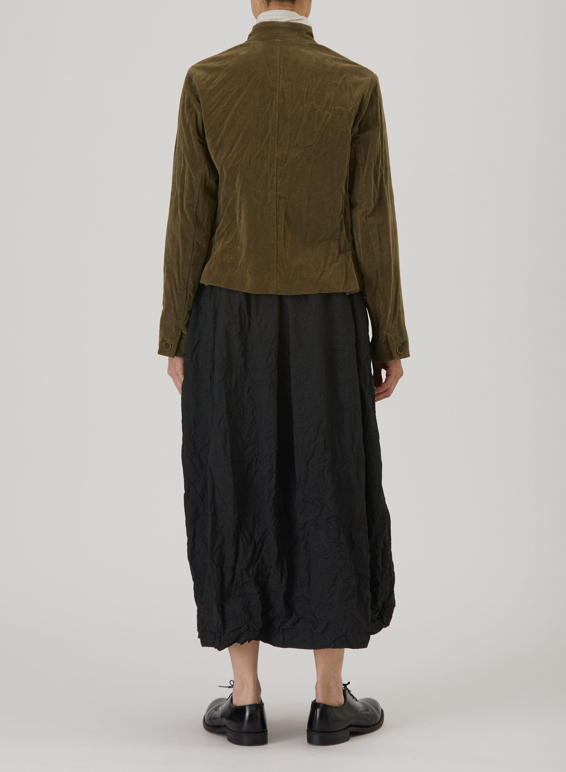 Pas De Calais Brushed Cotton Tailored Jacket Khaki-Pas De Calais-Thistle Hill