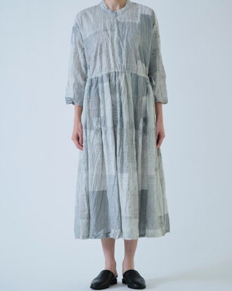 Pas de Calais Tsugihagi Print Dress Ivory-Pas De Calais-Thistle Hill