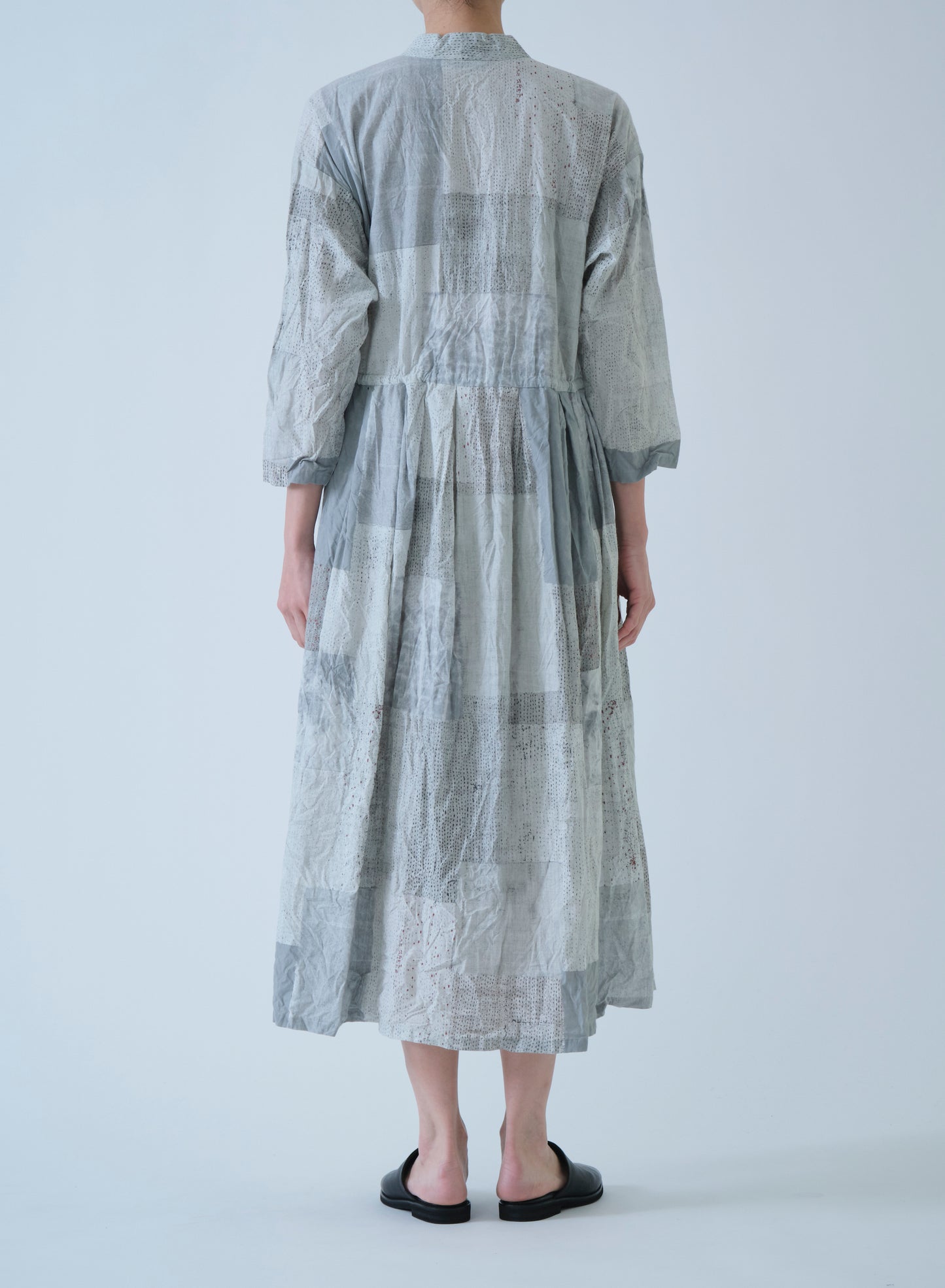 Pas de Calais Tsugihagi Print Dress Ivory-Pas De Calais-Thistle Hill