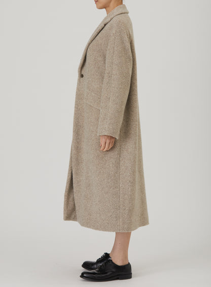 Pas De Calais Relax Cashmere Oversized Long Coat Beige-Pas De Calais-Thistle Hill