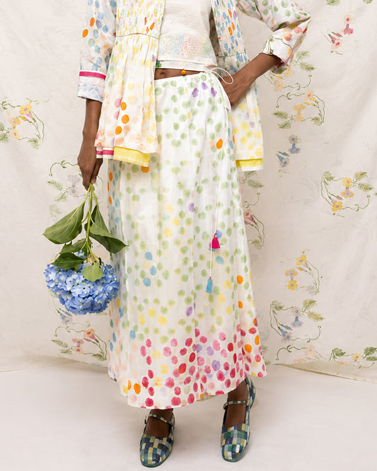 Injiri Herbarium 132 Cotton & Silk Skirt-Thistle Hill-Thistle Hill