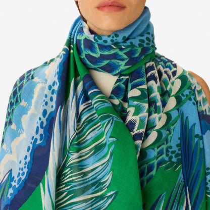Inoui Editions Scarf 100 Croco Green-Inoui Editions-Thistle Hill