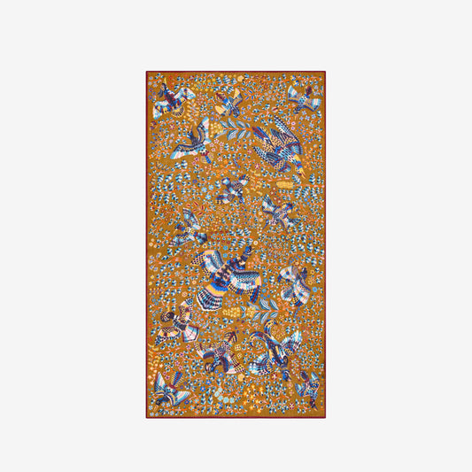 Inoui Editions 100 Rene Perrot Brown Scarf-Inoui Editions-Thistle Hill