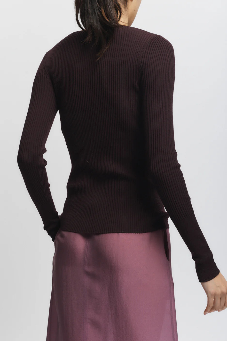 Saint Art Atlas Rib Crewneck Sweater Burgundy-Saint Art-Thistle Hill