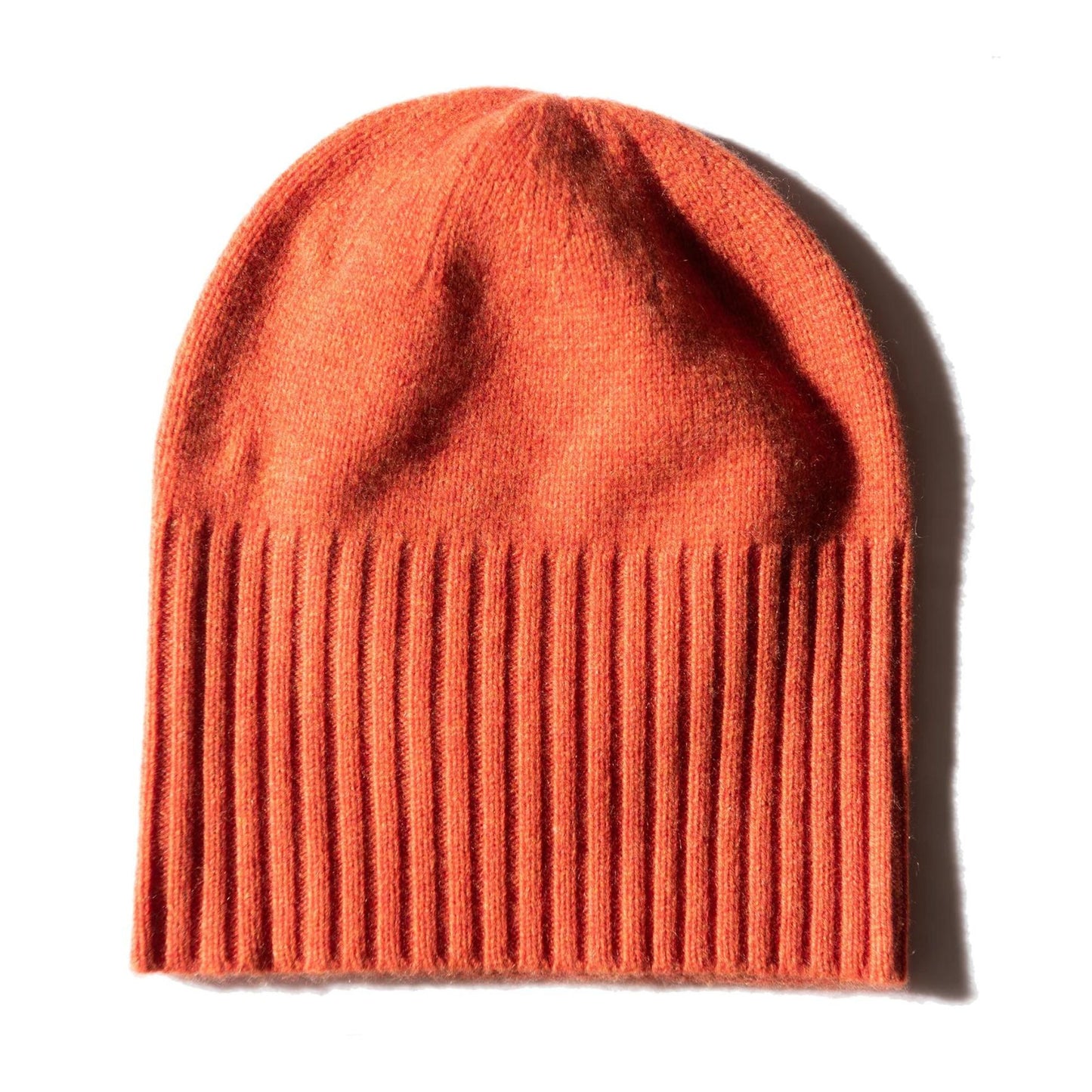 Meg Cohen Cashmere Flat Hat Orange