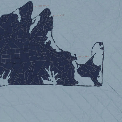 Martha’s Vineyard Quilt Steel Blue & Navy-Haptic Lab-Thistle Hill
