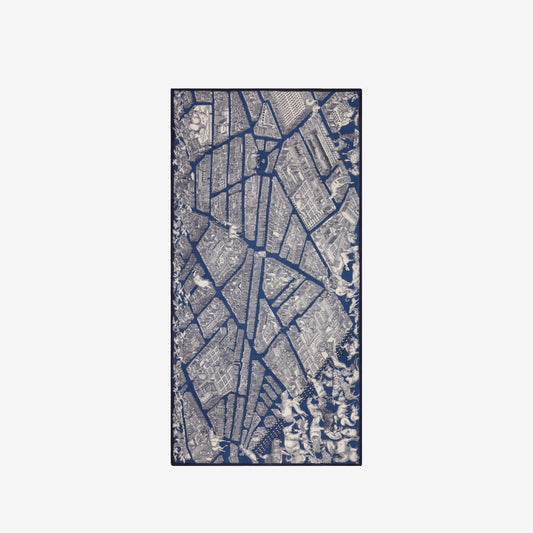 Inoui Editions 100 Turgot Dark Blue Scarf-Inoui Editions-Thistle Hill