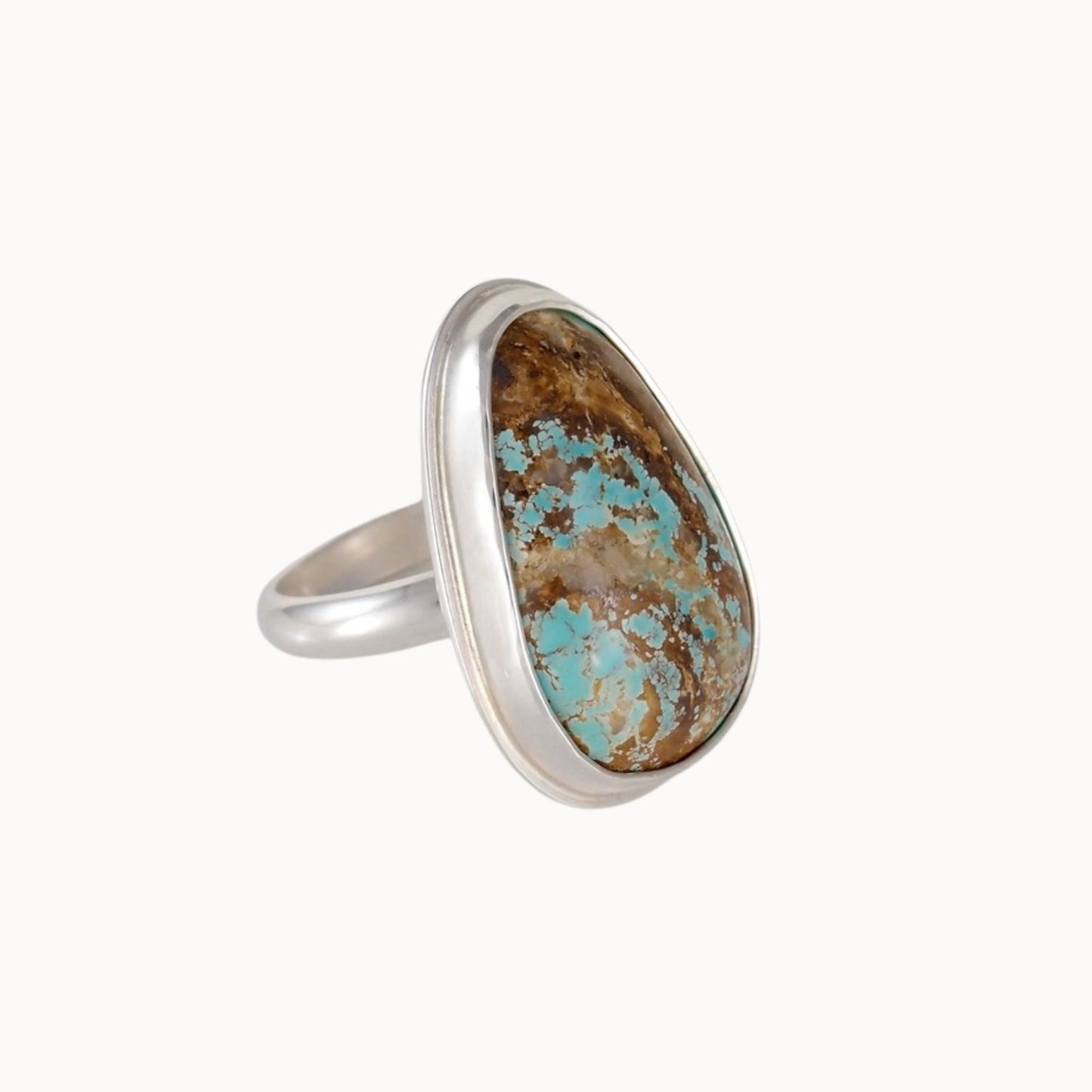 Carolyn Keys Lake Ring Royston Turquoise-Carolyn Keys-Thistle Hill