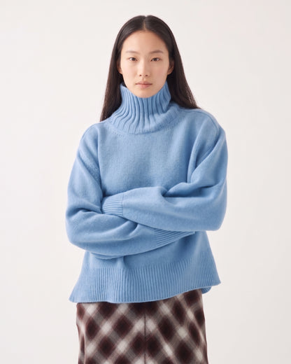 Sayaka Davis Highcollar Sweater Azure-Sayaka Davis-Thistle Hill