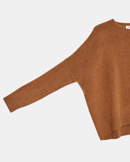 Organic by John Patrick Cashmere Wide Pullover Vicuna