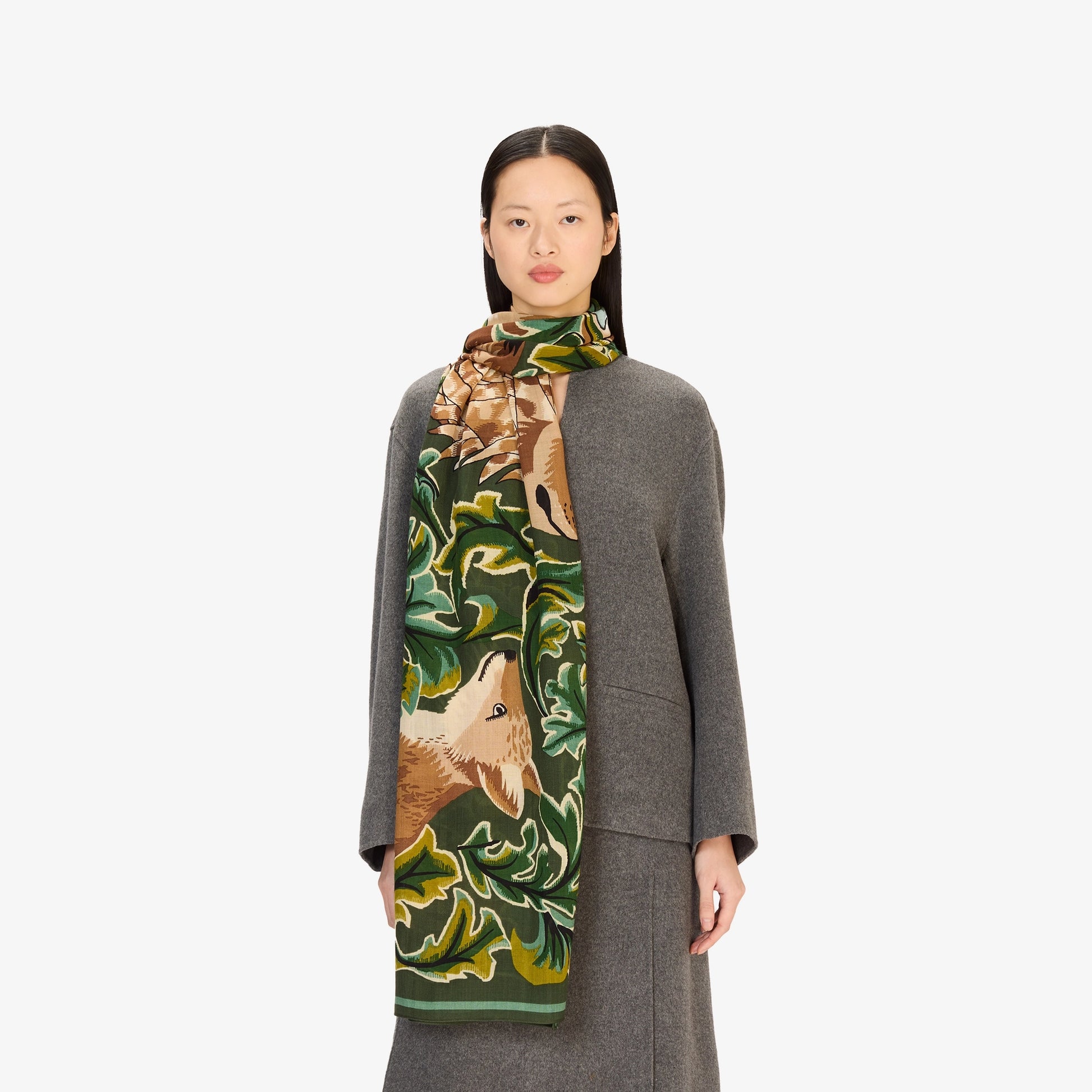 Inoui Editions Scarf 100 Leonard Khaki-Inoui Editions-Thistle Hill