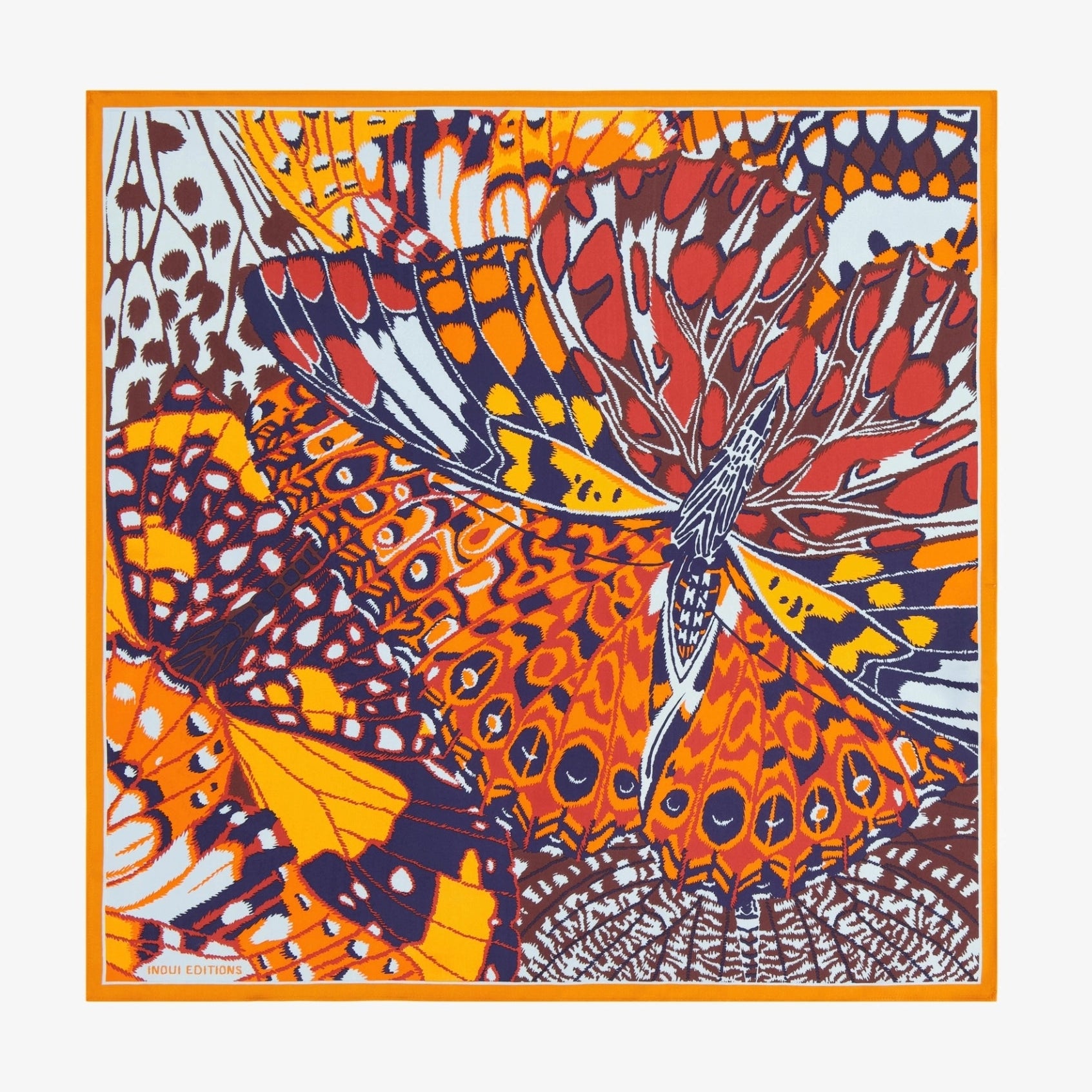 Inoui Editions Square 65 Papillons Orange-Inoui Editions-Thistle Hill