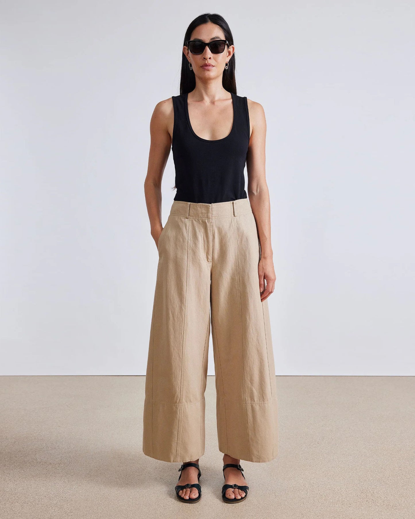 Apiece Apart Malou Wide Leg Pant Desert-Apiece Apart-Thistle Hill