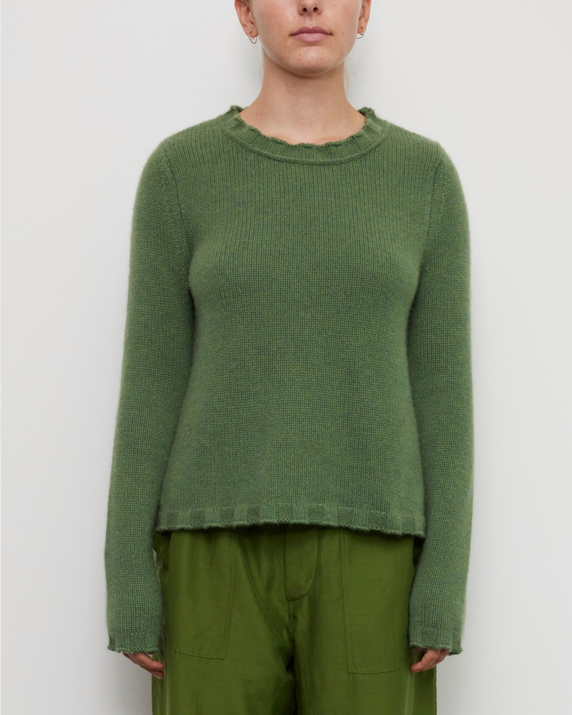 Brazeau Tricot Coco Sweater Moss-Brazeau Tricot-Thistle Hill