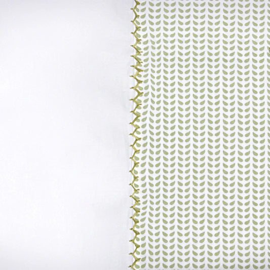 John Robshaw Cinde Cuff Sage Organic Sheet Standard Cases-John Robshaw-Thistle Hill