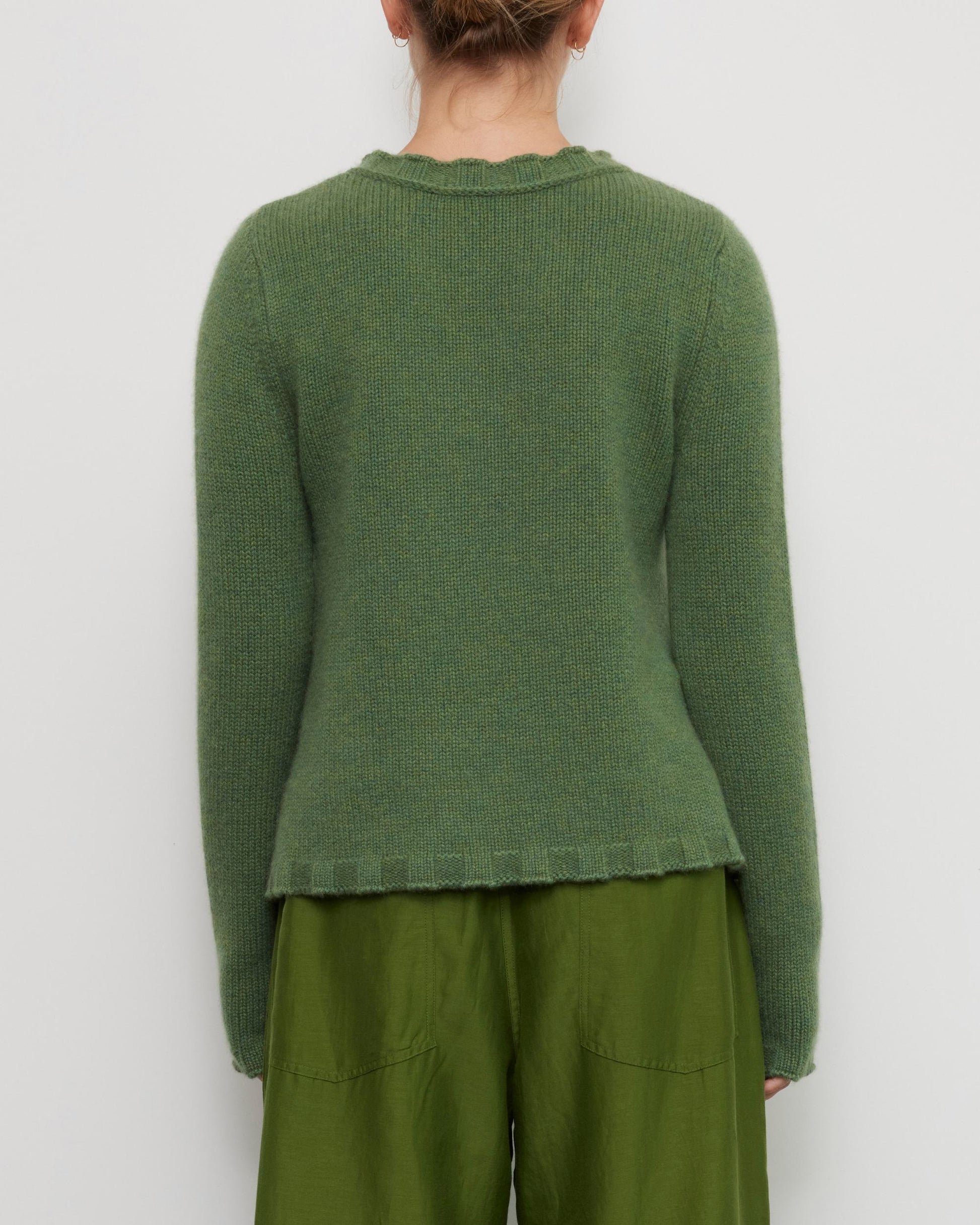 Brazeau Tricot Coco Sweater Moss-Brazeau Tricot-Thistle Hill