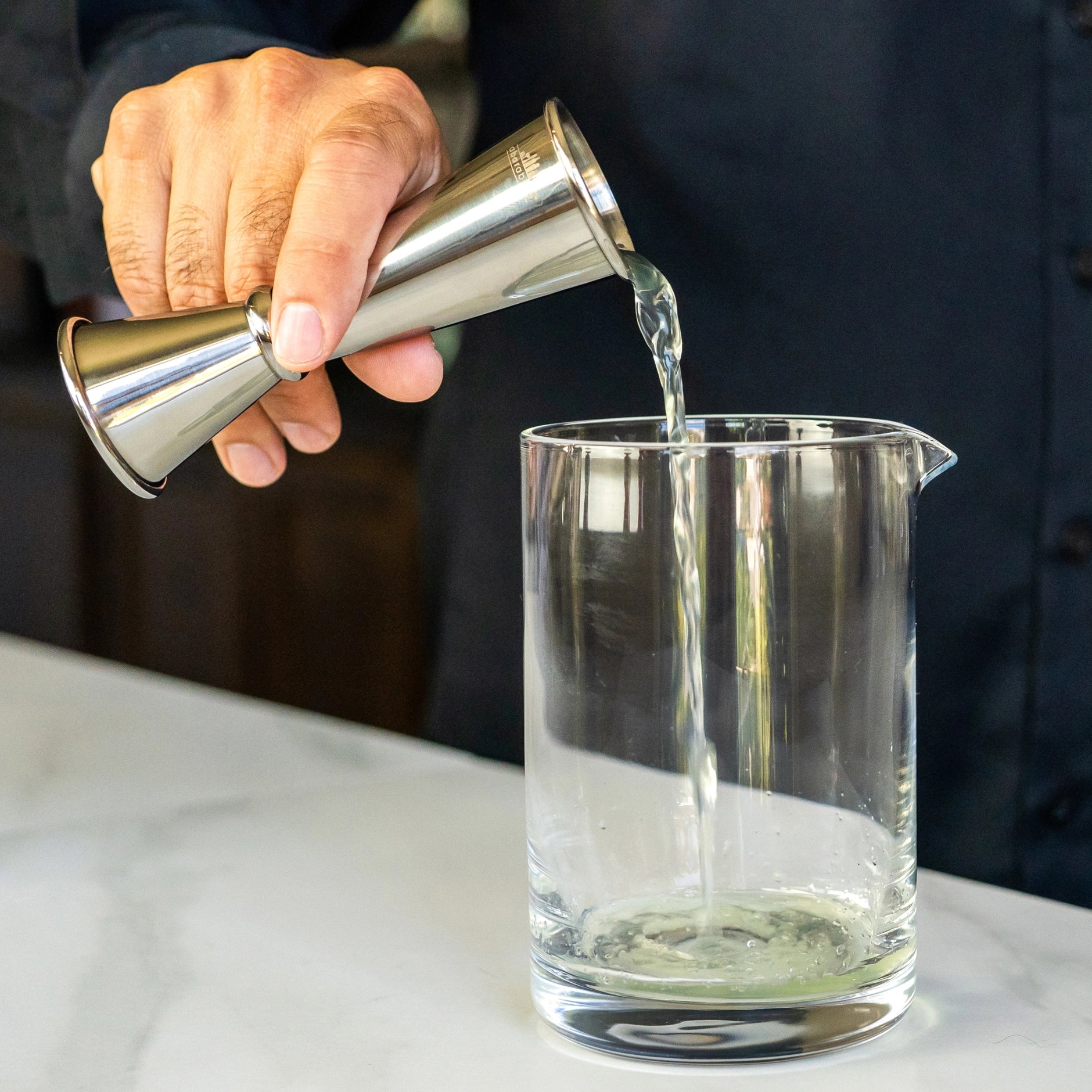 Stainless 2 oz Cocktail Japanese Jigger-Thistle Hill-Thistle Hill