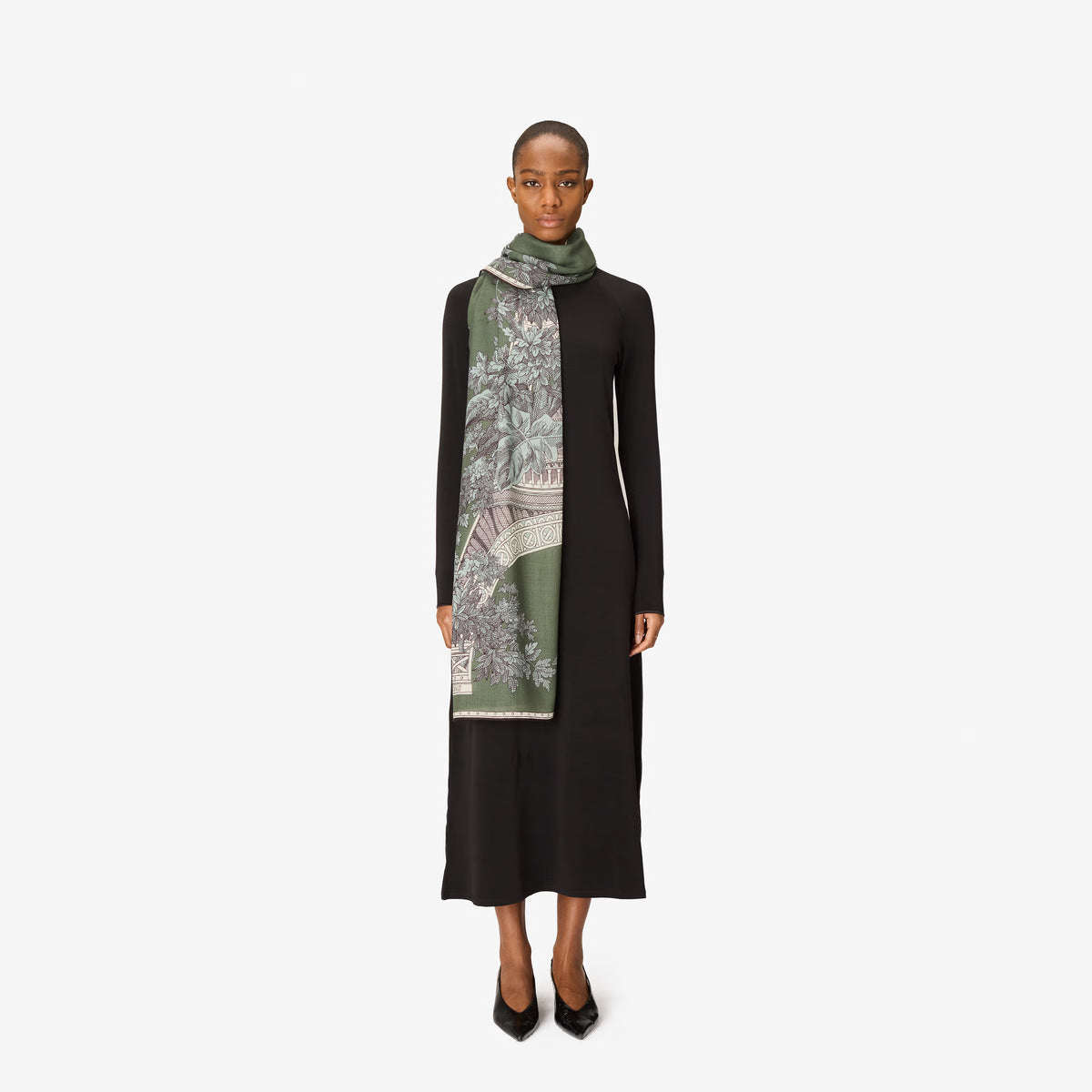 Inoui Editions Scarf 80 1889 Khaki-Inoui Editions-Thistle Hill