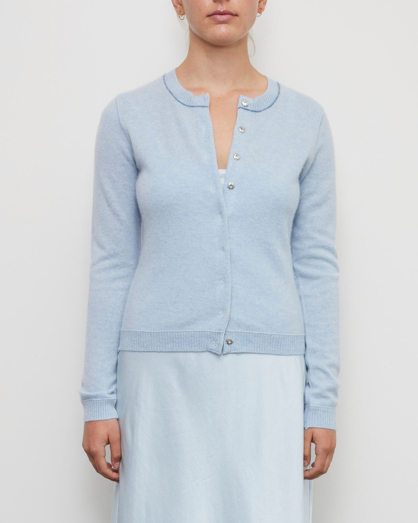 Brazeau Tricot Grace Sweater Chambray