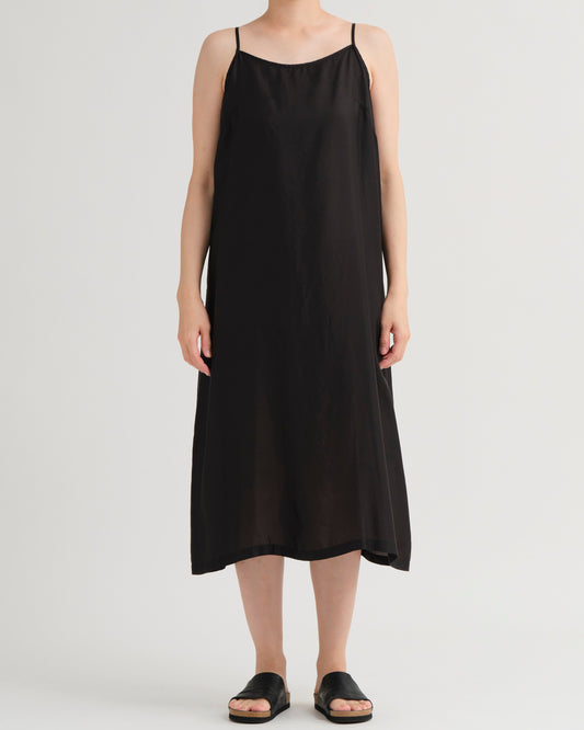 Pas De Calais Bemberg Taffeta Slip Under Dress Black-Pas De Calais-Thistle Hill