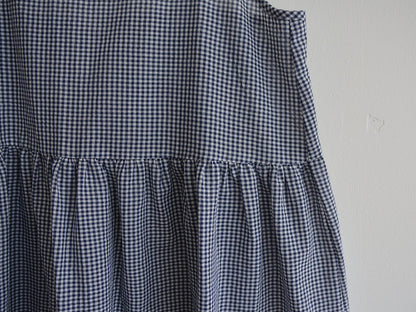 Makie Slip Dress Sally Navy Checks-Makie-Thistle Hill