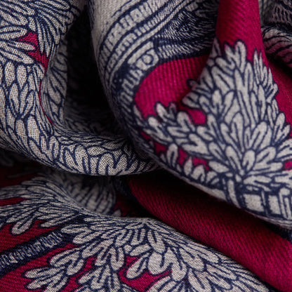 Inoui Editions Scarf 80 Mirage Fuchsia-Inoui Editions-Thistle Hill