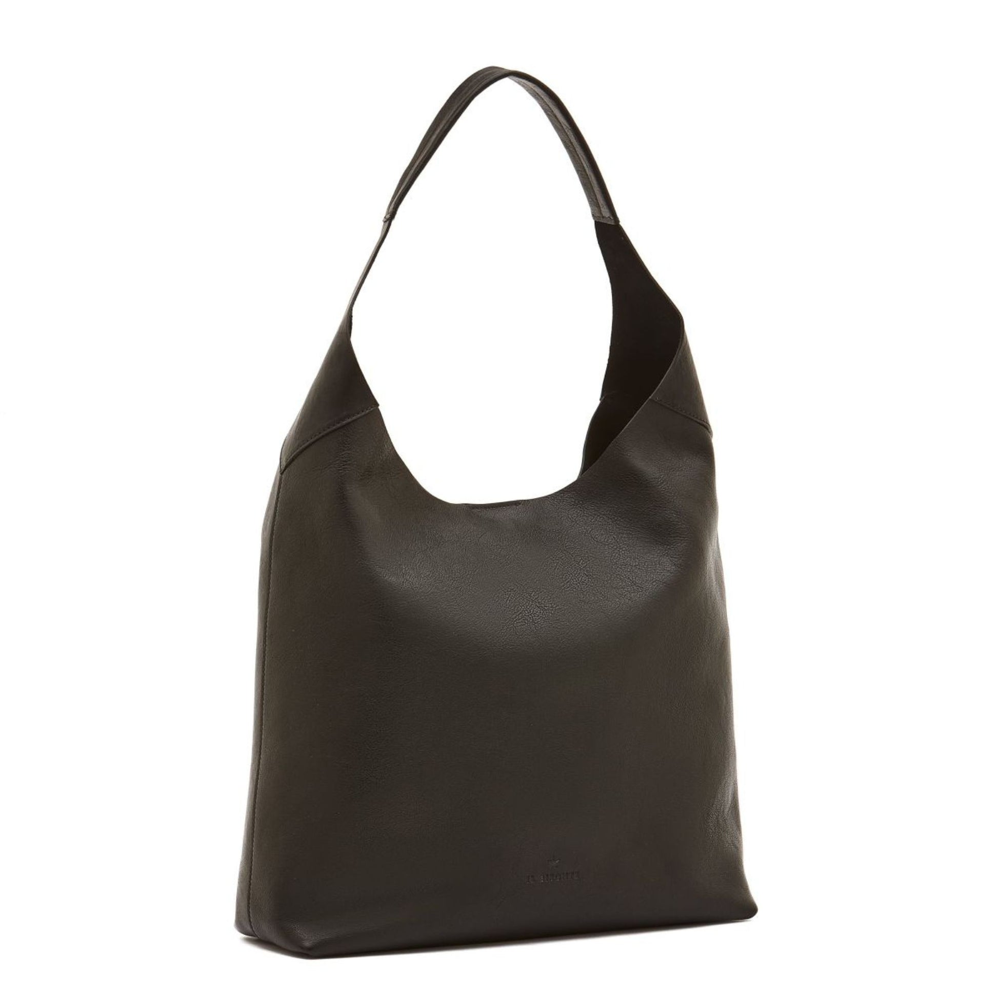 Il Bisonte Le Laudi Shoulder Bag in Vintage Leather Black-Il Bisonte-Thistle Hill