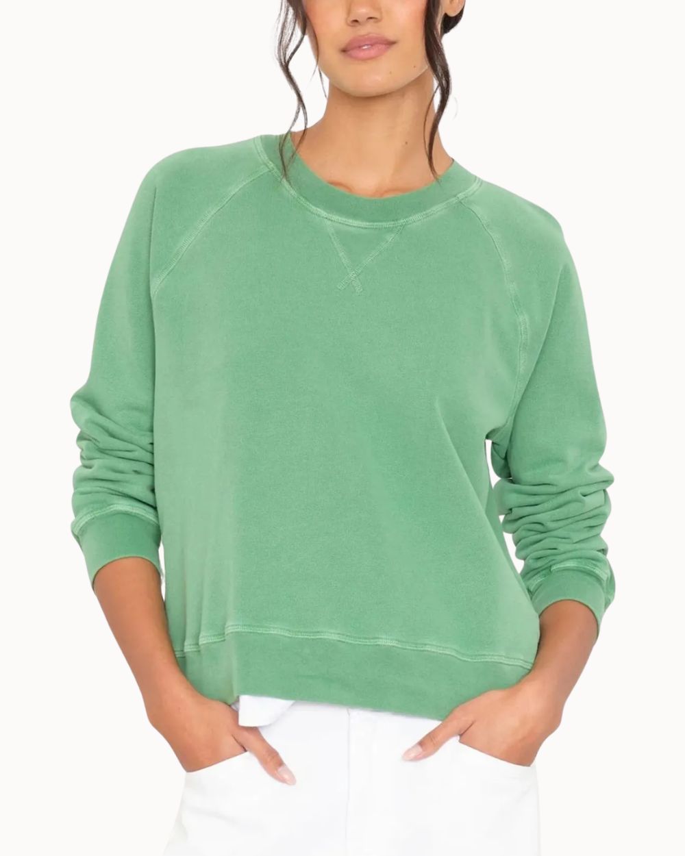 Xirena Marathon Sweatshirt Green Grove-Xirena-Thistle Hill