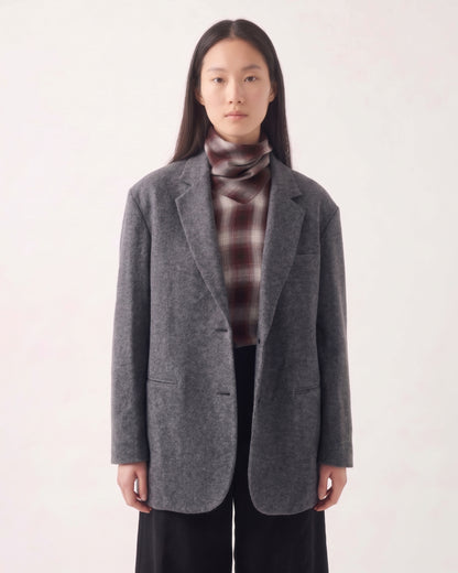 Sayaka Davis Two Button Blazer Grey-Sayaka Davis-Thistle Hill
