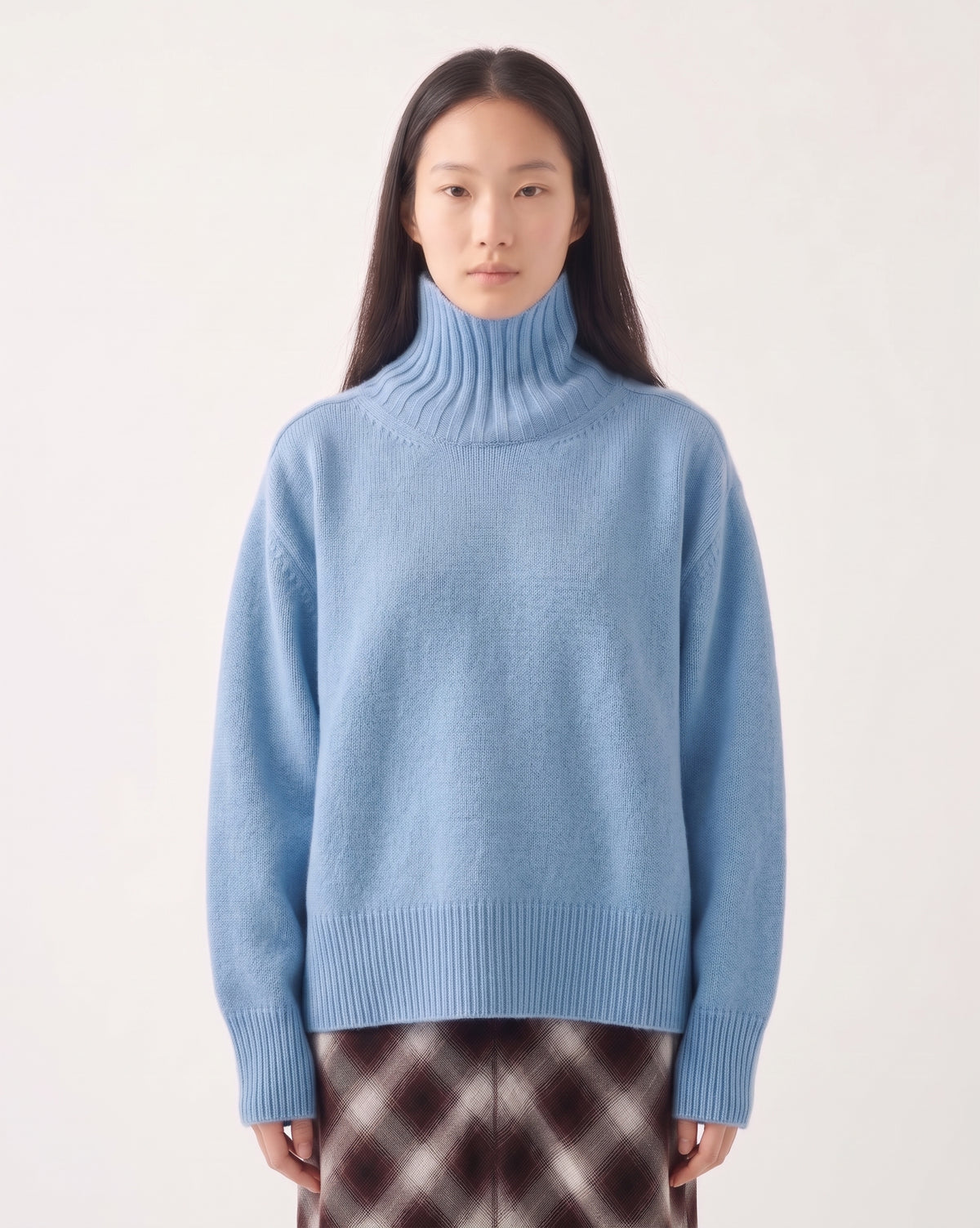 Sayaka Davis Highcollar Sweater Azure-Sayaka Davis-Thistle Hill