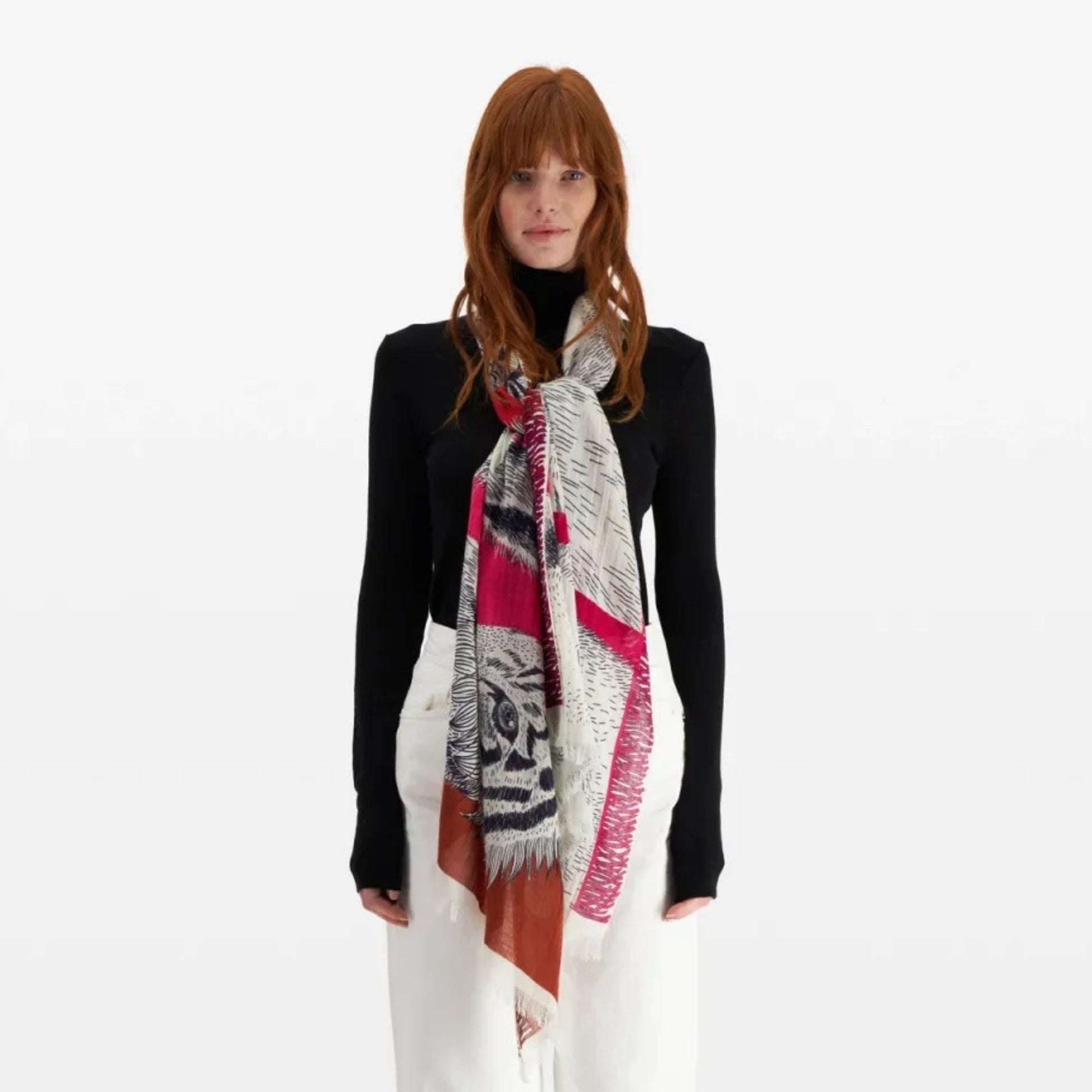 Inoui Editions Scarf 70 Freres Pink – Thistle Hill